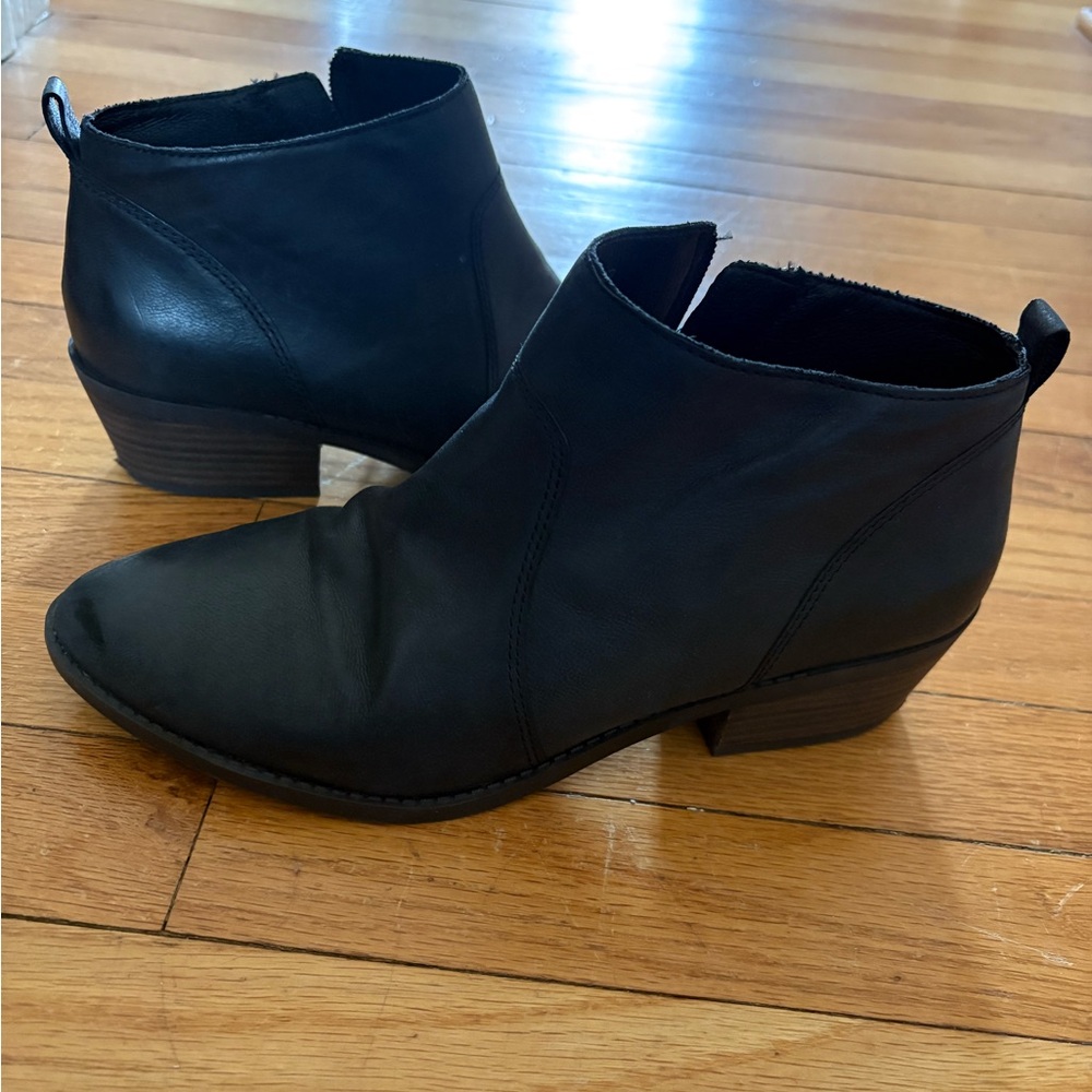 Lucky Brand Black Ankle Booties